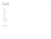Tablet Screenshot of labeque.com